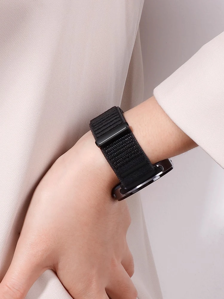 Enhanced Nylon Sport Strap for Smartwatches - Durable Watchband Bracelet Accessory