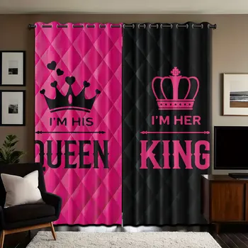 Color Block Curtains 1