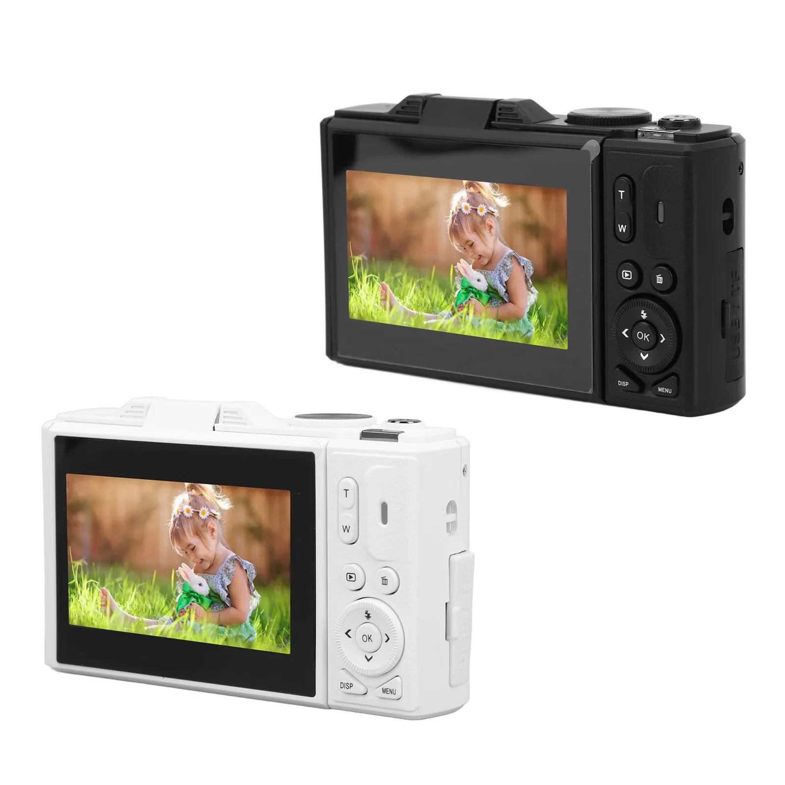 Retro Digital Camera Stabilization 64MP Digital Camera Video Pause Function UHD 4K Slow Motion for Beginners for Photography