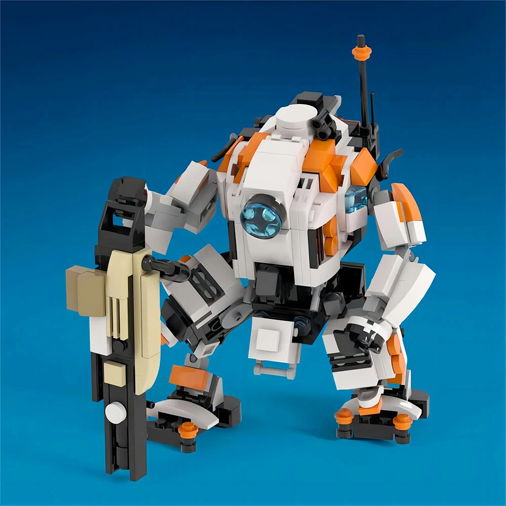 MOC High-Tech Titanfall 2 Kane's Scorch Titan Building Blocks Set Machine  Mecha Robot Bricks Model