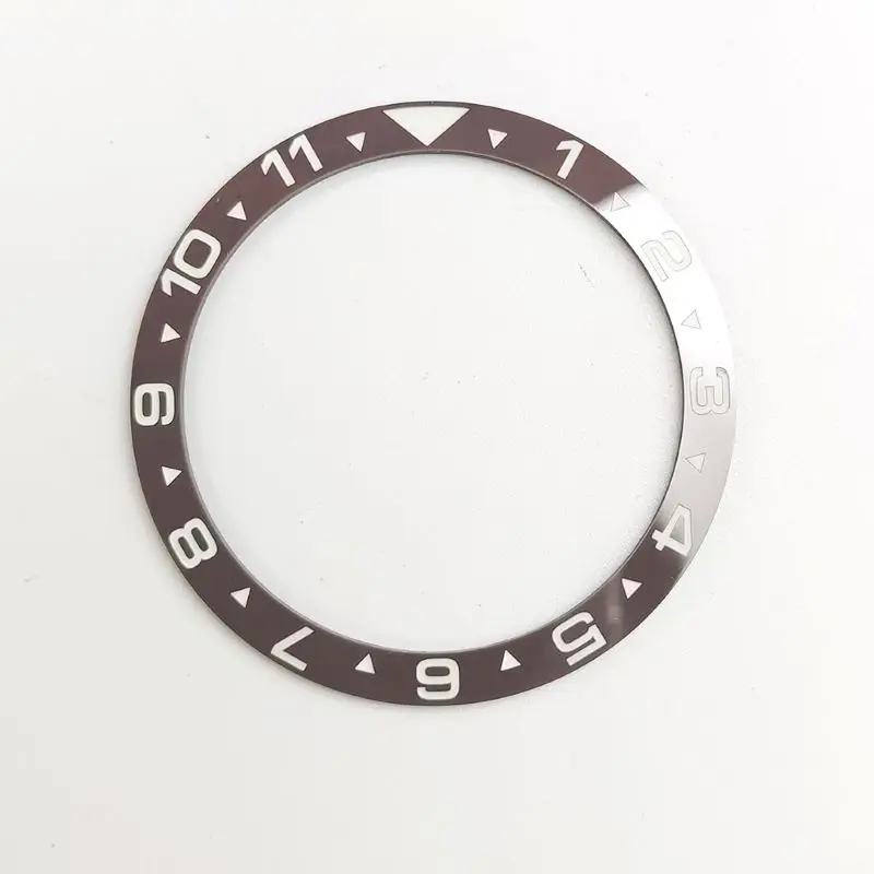 38x31.5mm C3 Green Luminous Ceramic Bezel Insert Fit for SKX007 SKX009 Watch Case NH35 NH36 Men Case Replace Parts Ring