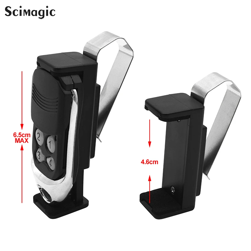 20-1pcs Car Sun Visor Clip Holder Mount Stand 47-68mm for Garage Door Remote Control Hormann AT-4 DOORHAN DITEC Multi-Brand 2