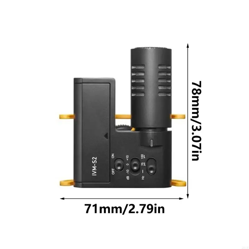 20CE IVM Small Microphone Offers Hifi Sound for Interviews and Video Effective