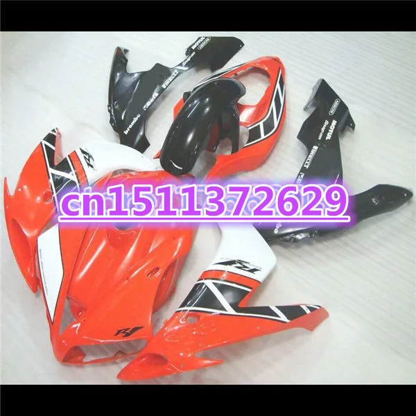 

Bo YZF1000 2004 NEW ABS Fairing kit for YZF R1 04 05 06 YZF-R1 04-06 orange white black YZF R1 2004 2005 2006 fairing parts