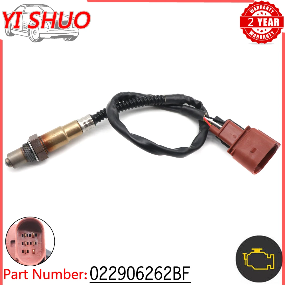 Car 5 Wires 022906262Bf Upstream Left Air Fuel Ratio Lambda Oxygen O2 Sensor For Audi A4 A6 Tt Volkswagen Beetle Porsche Cayenne