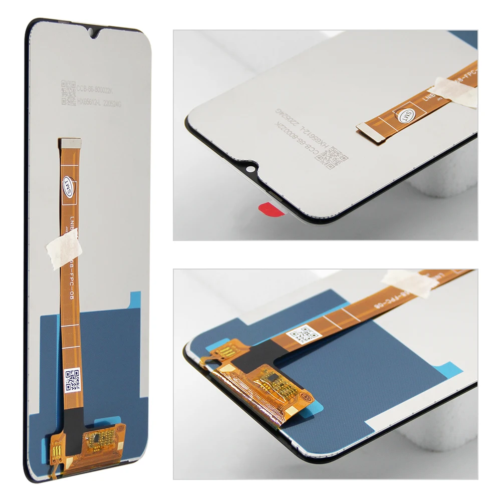 LCD 디스플레이 디지털 터치 스크린 교체, 프레임 포함, Oppo Realme C12 C15 RMX2189 RMX2180, C11 2020 RMX2185