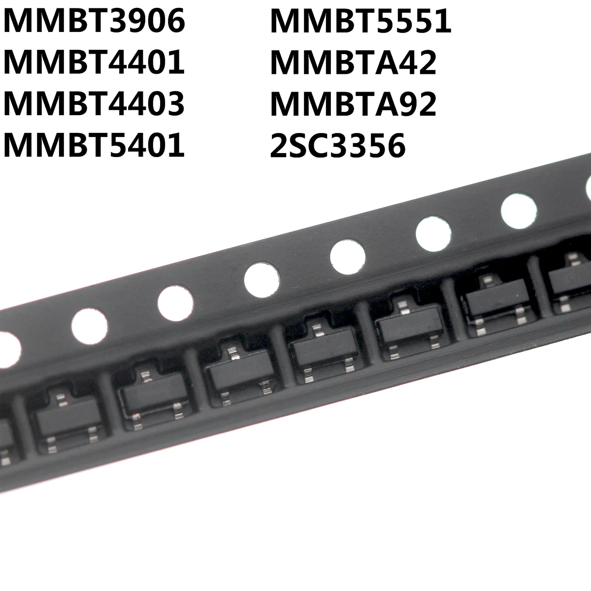 

200PCS MMBT3906 MMBT4401 MMBT4403 MMBT5401 MMBT5551 MMBTA42 MMBTA92 2SC3356 SOT-23 Transistor SMD Triode