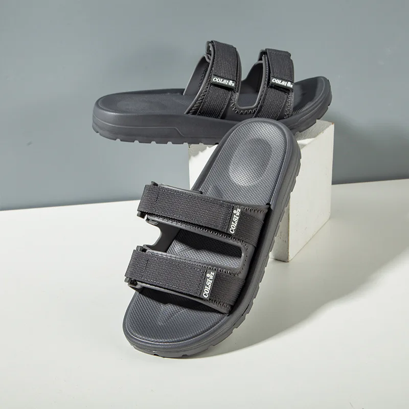 2023 Flip Flops Men Slippers Fashion Indoor Non-slip Home Shoes