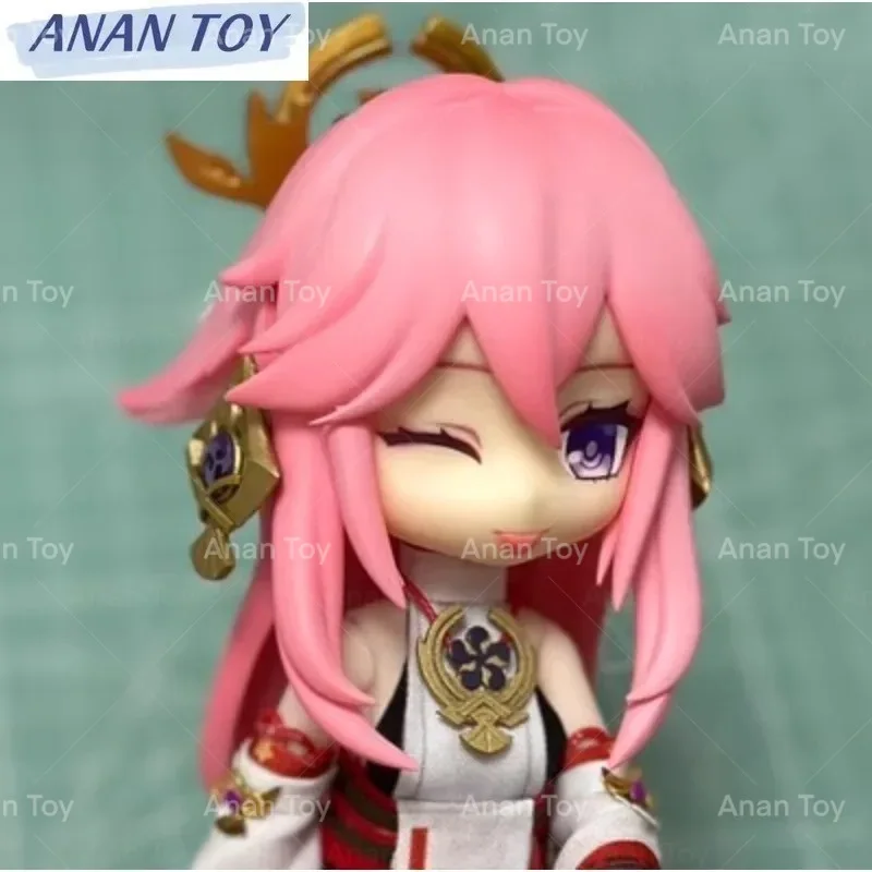 

Yae Miko Ob11 Water Sticker Face GSC YMY Genshin Impact Doll Handmade Water Sticker Faceplate Anime Cosplay Toy Accessories