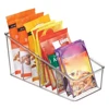 4 Layers Food Storage Containers Pantry Organizer Desktop Transparent Kitchen for PET Refrigerator Makeup Box Spice Pouches 2