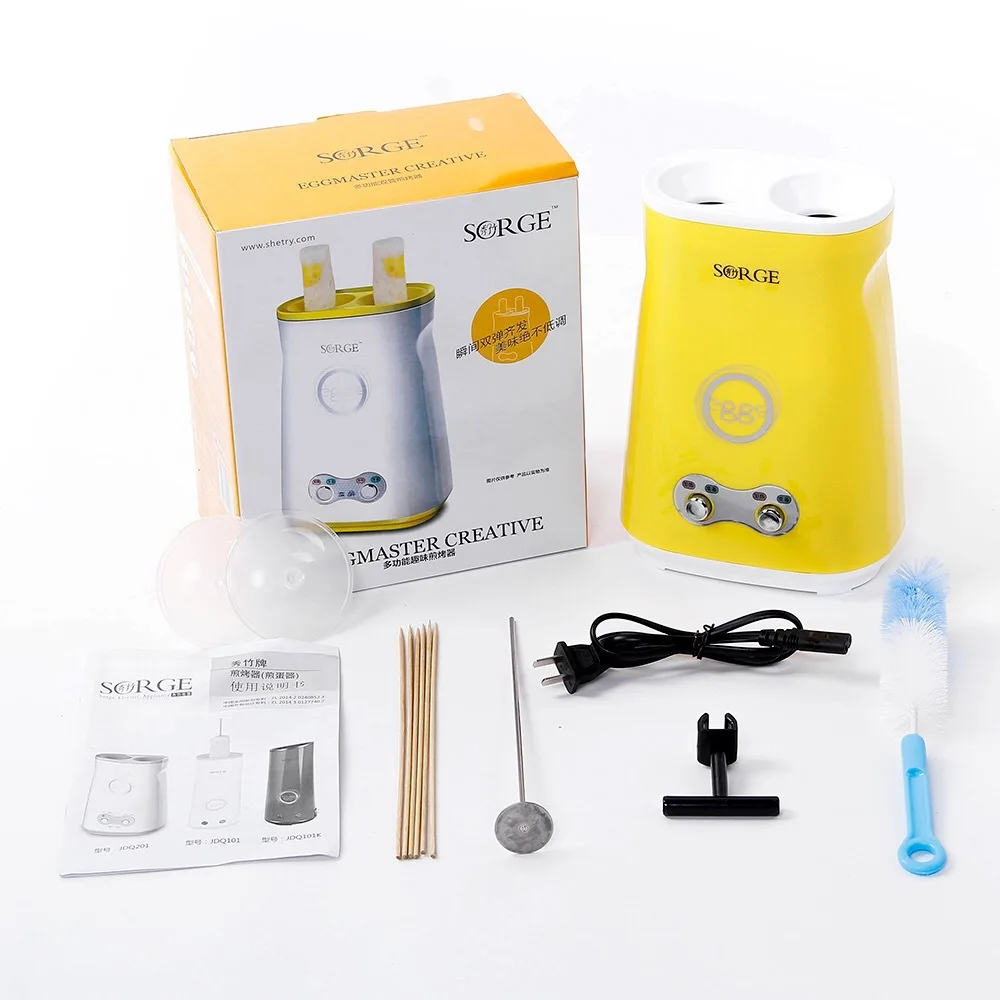 Electric Omelette Dual Egg Roll Maker Automatic Double Switch Boiled Eggs Sausage Machine Egg Cooker Breakfast Machine 220V 5
