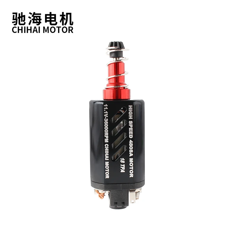 Chihai 모터 CHF-480SA-18TPA XWE M4 AEG 젤 블래스터 장난감 용 장축 36000rpm 고속 Airsoft 모터