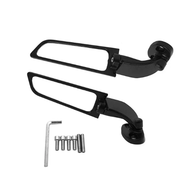 Motorcycle Mirrors Stealth Winglets Mirror To Rotate Adjustable Mirrors For YAMAHA YZF R6 R1 R25 R3 R125 R15 For Suzuki GSXR 600 4