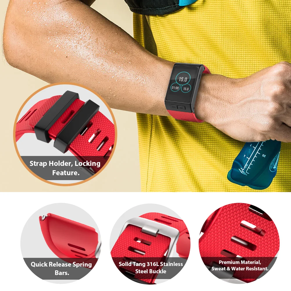 Watch Band Garmin Vivoactive Hr Wristband Silcone Strap For Garmin