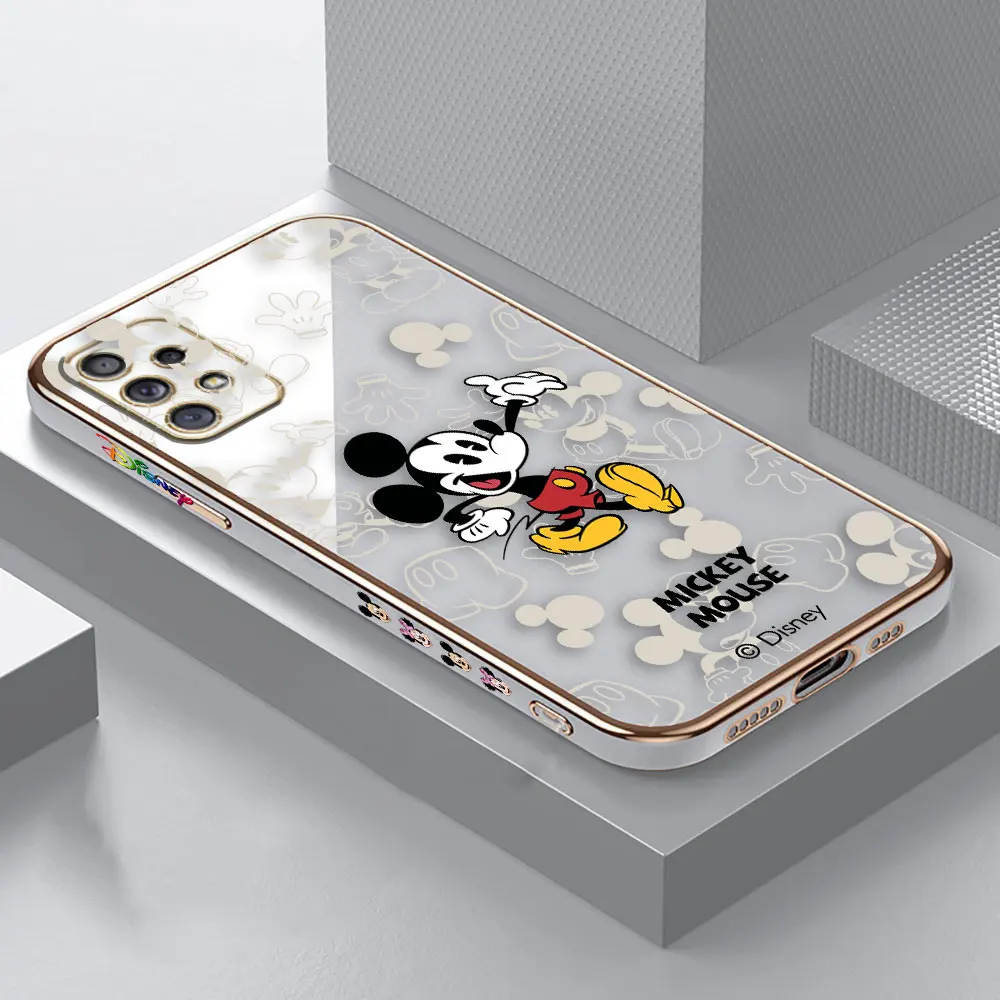 thumbnail image 1 of Smooth E-TPU Phone Case For Samsung Galaxy A73 A72 A71 A54 A53 A52 A51 A33 A32 A23 A22 A12 A14 5G Case Cute Mickey Minnie Mouse, 1 of 5