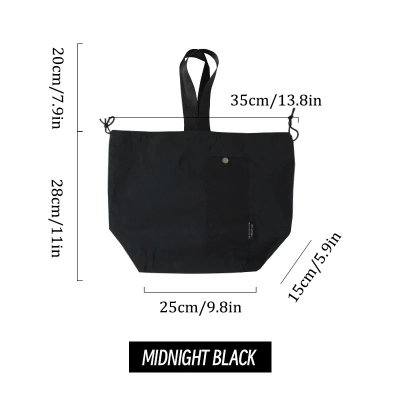 UPKOCH 3 Pcs Japanese Drawstring Shopping Bag Bento Bag Portable Bento