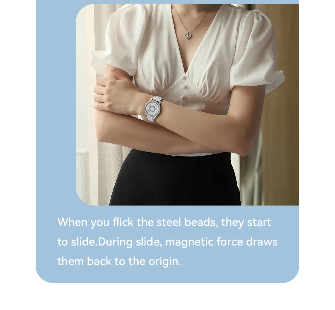 EUTOUR 2025 Spring Arrival Red White Concept Jewelry Watch Resin Material Grace Lady Girl Elegant E059 Magnet Watch Bracelet