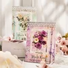 30Pieces lace Decorative lace Notebooks handbook materials Scrapbooking Cut Writing 180*115mm Material book Checkered 1