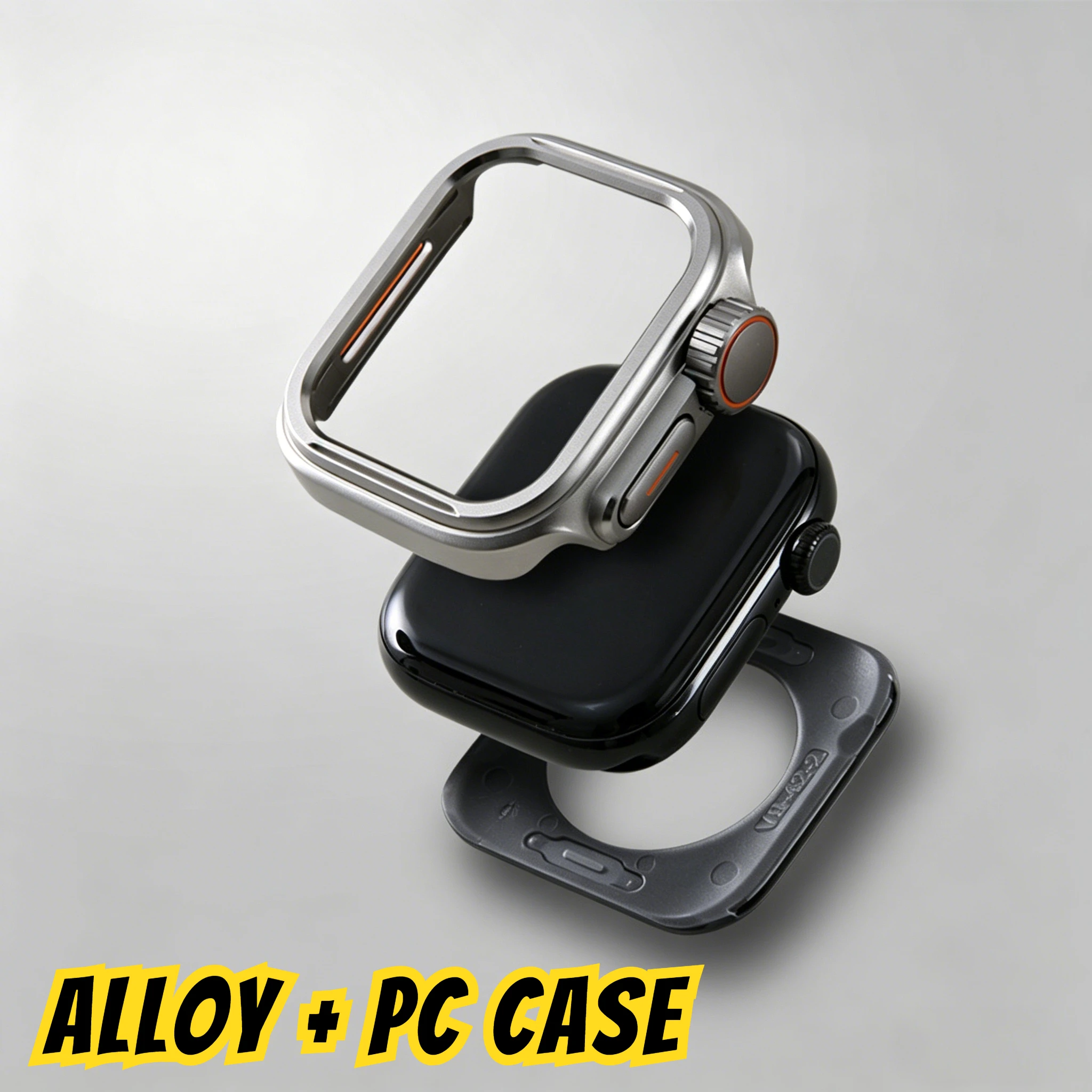 Bumper Cover Alloy+PC Protective Case for Smartwatch - Stylish and Durable Watch Frame