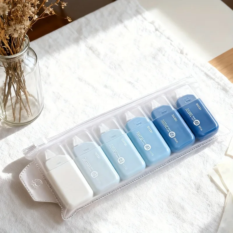 Premium Double-Sided Adhesive Rollers - 6 Pack, Ultra-Strong Dot Tape for Scrapbooking, Crafts, and Office Projects