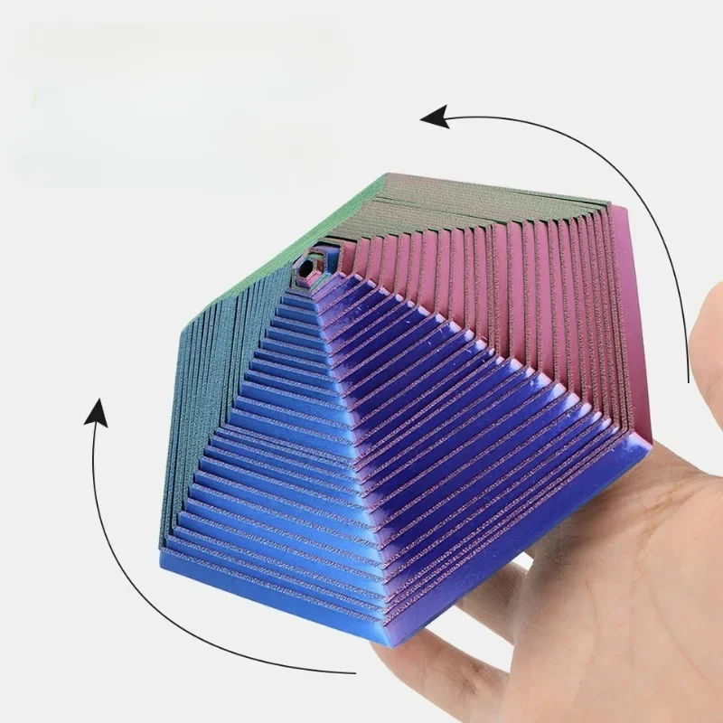 Fractal Fidget Hexagon 3D Printed Relieve Stress Reducing Toys Highpass Antistresse Fidget Decompression Creative For Children fidget toy sensory fidget toy anti stress toy finger sensory toy
