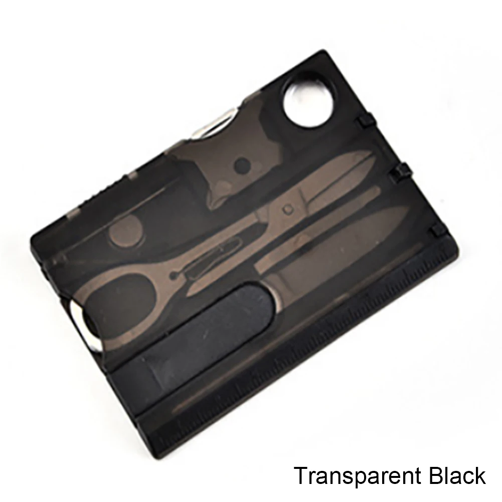 12 In 1 pocket credit card multi tools for outdoor survival camping hiking EDC