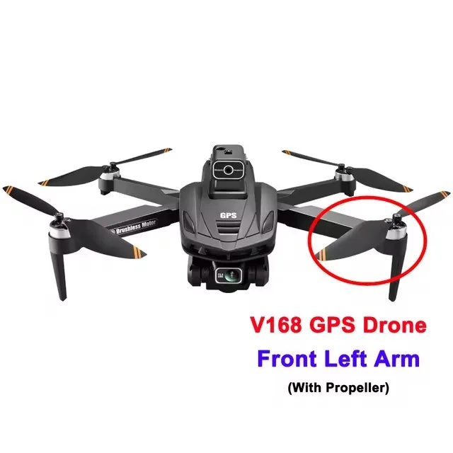 Description Picture 4 of itemJHD V168 Pro Max Drone Arm with Brushless Engine Original V168 GPS Drone Arms Quadcopter Drone V168 PRO Arms