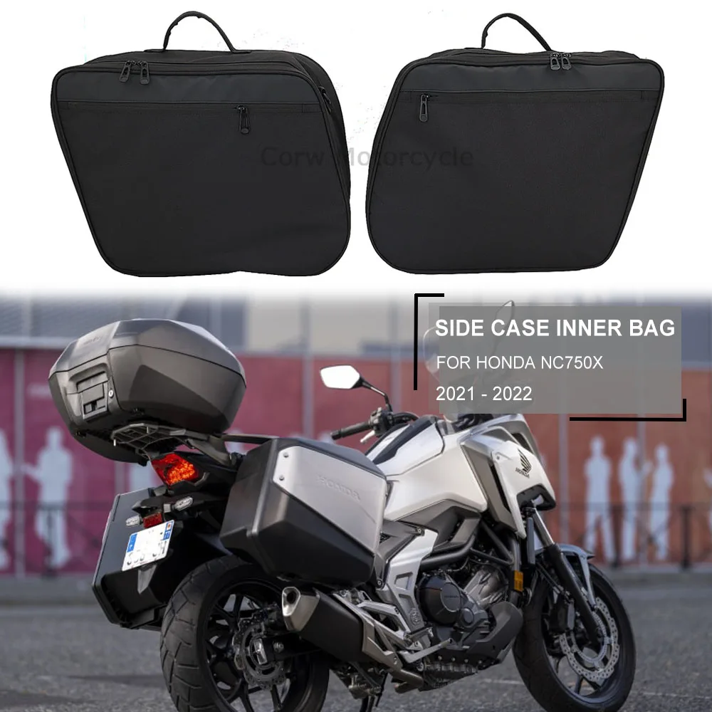 

2021 New Motorcycle Luggage Bags Black Expandable Inner Bags For Honda NC750X NC 750 X NC 750X 2021 2022