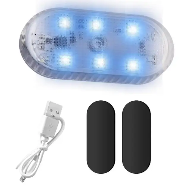 Car LED Lights Interior Magnetic LED Lights For Car 7 Colors Car Interior Ambient Lights Car Lights Inside Your Car Bright