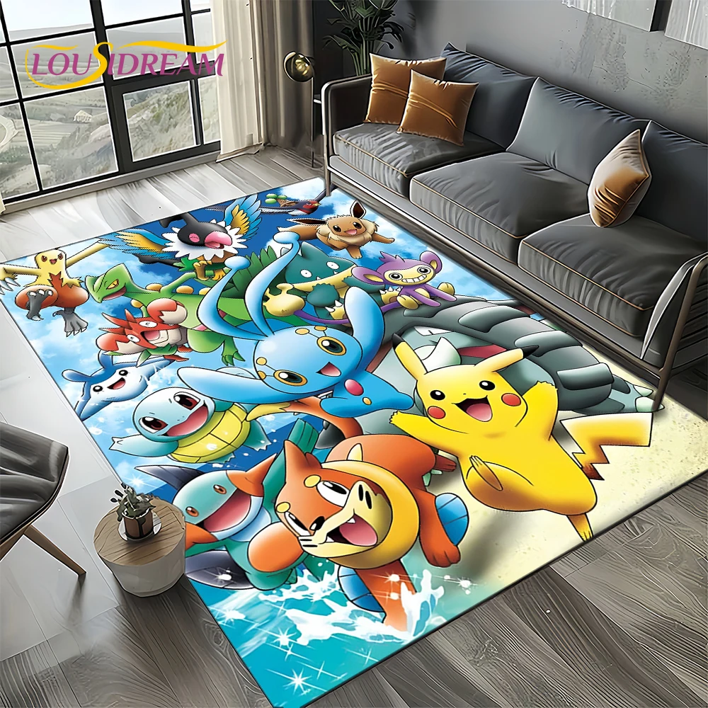 【新品】ポケモン　ピカチュウ　ラグマット 新品】ポケモン ピカチュウ ラグマット 27 スタイル漫画ポケモン