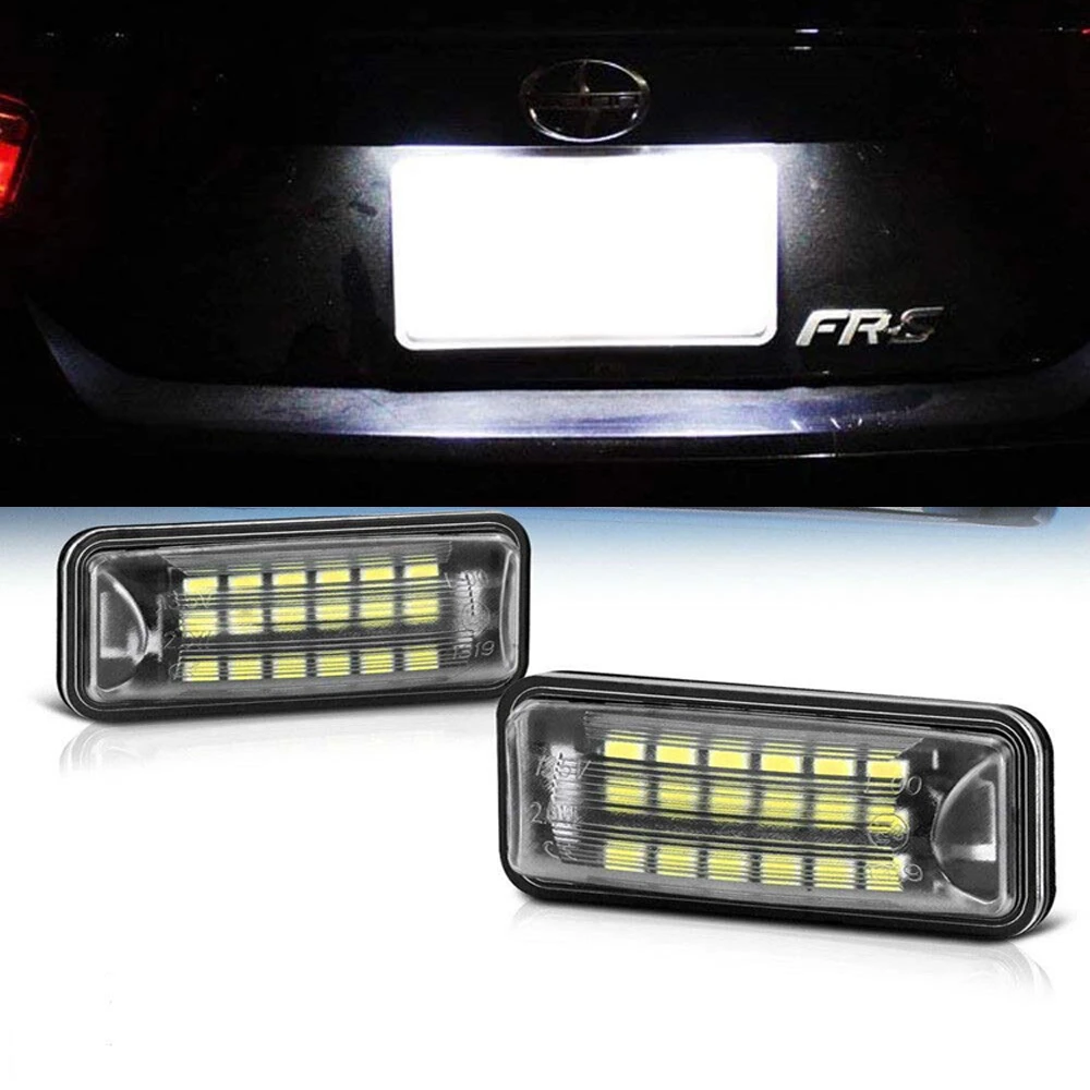 2pc LED License Plate Lights for Subaru Forester Outback Impreza WRX