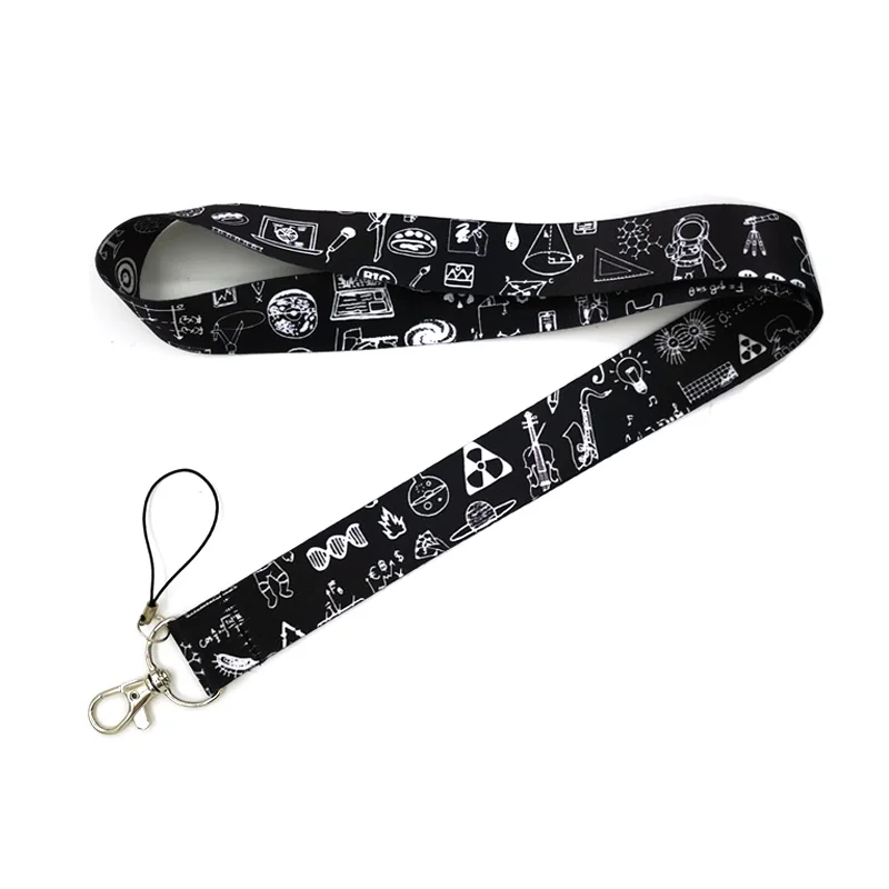 Mathematical Physics-Themed Lanyard with ID Holder – Fashionable Accessory and Gift