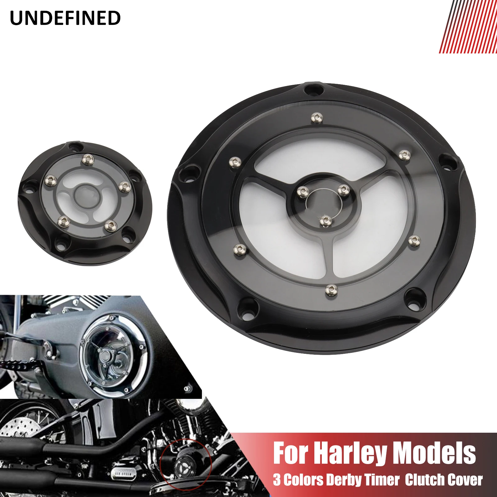 

Motorcycle Derby Timing Timer Cover Engine Clutch Covers For Harley Touring Road King Electra Glide 99-2015 Softail Deluxe Dyna