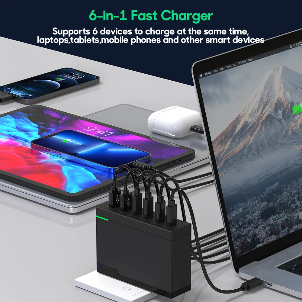 Ubigbuy Charger 200W USB C
