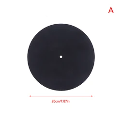 Felt Turntable Vinyl Record Pad - Professional Anti-Slip Protection Mat, 3mm Thick - Ideal (A)