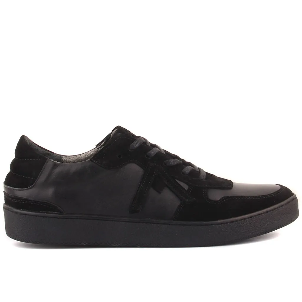 

Sail Lakers-Black Suede, Leather Men's Sneaker