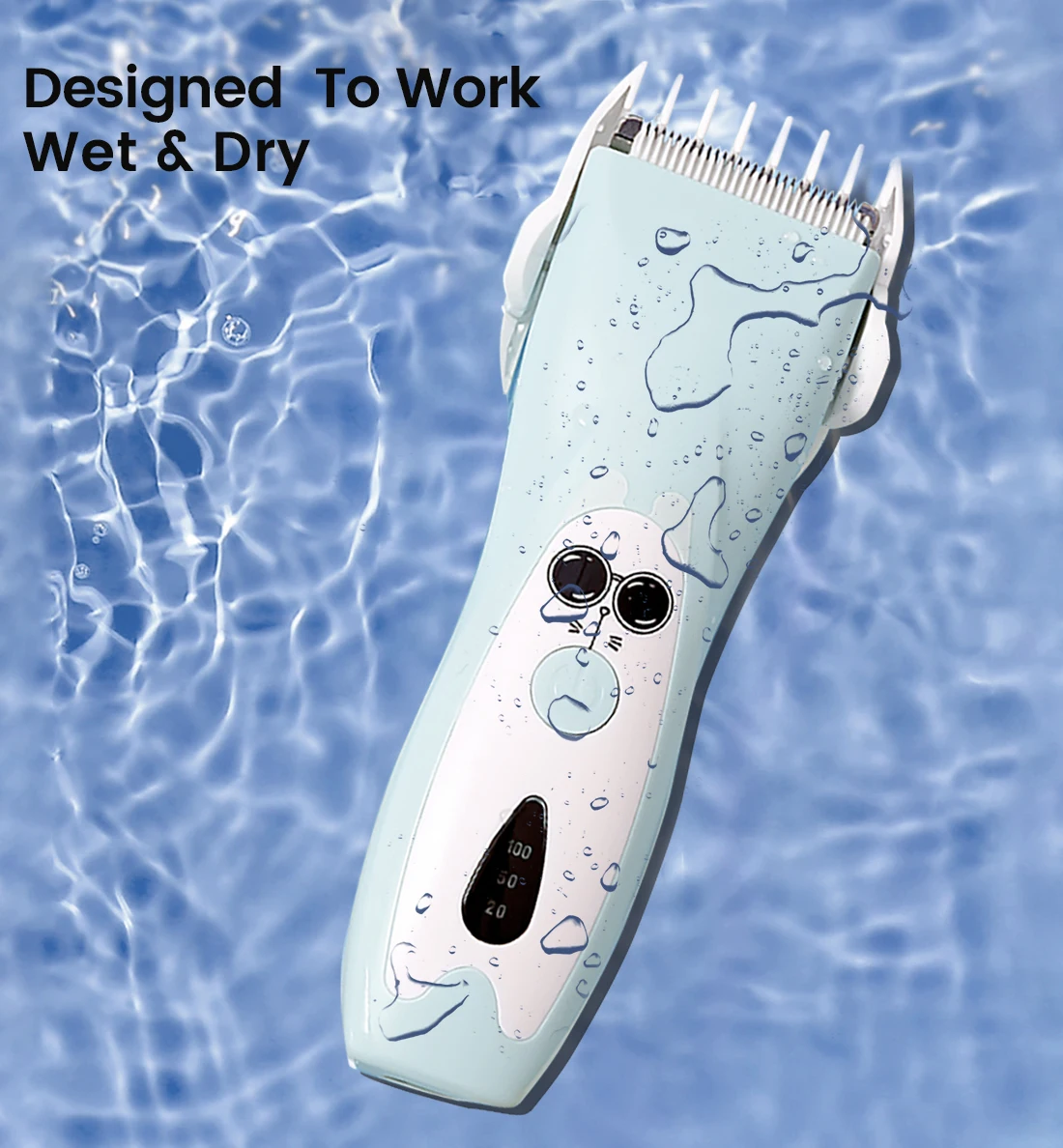 Hair Clipper Hair Trimmer Quiet Baby Hair Clipper Electric Rechargeable Kids Hair Trimmer for Children Grooming Haircut Machine Ceramic Blade Waterproof