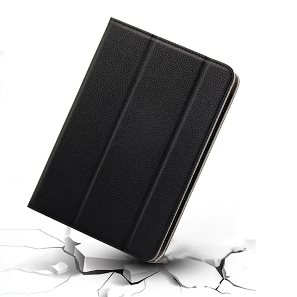 Compact 7-Inch Tri-Fold Magnetic Leather E-Reader Protective Case