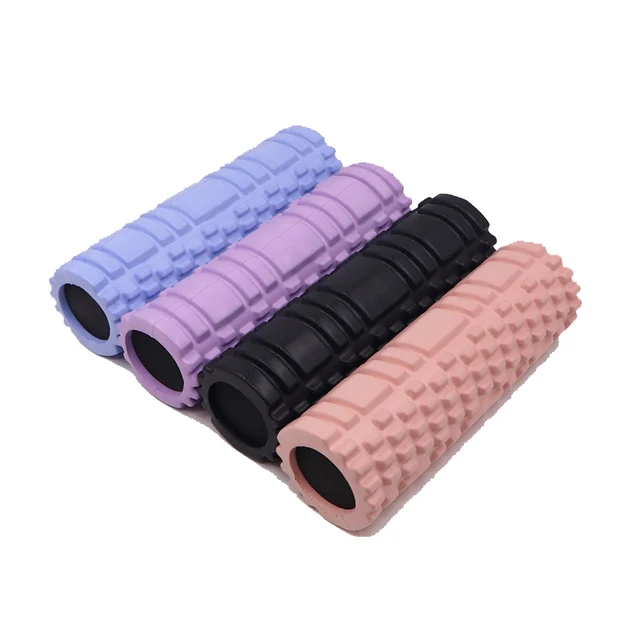 Mini Solid Spiked Yoga Roller Solid Foam Axis Balance Stick for Pilates Yoga Column Muscle Relaxing Massage Yoga Brick 2