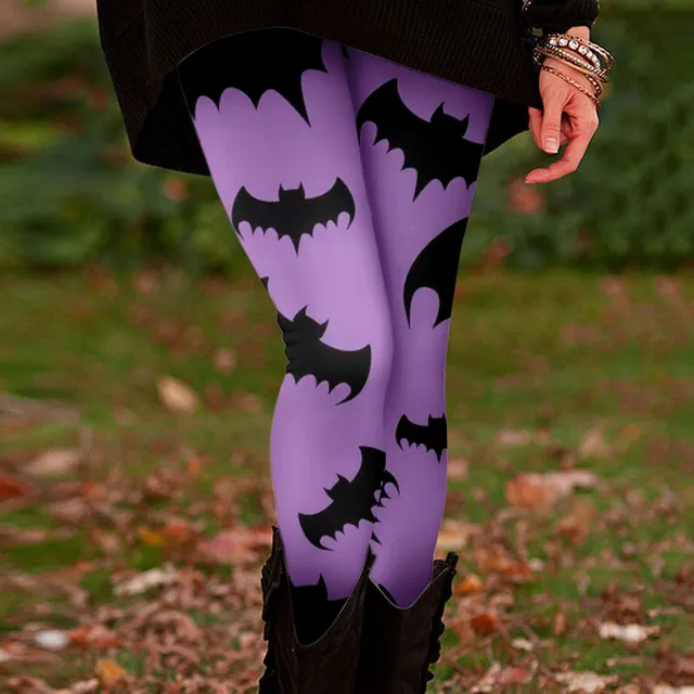 Womens Casual Printed Leggings Comfort Yoga Long Pants Maternity Clothes High-waisted Thickened Yoga Fall/Winter Trousers 5