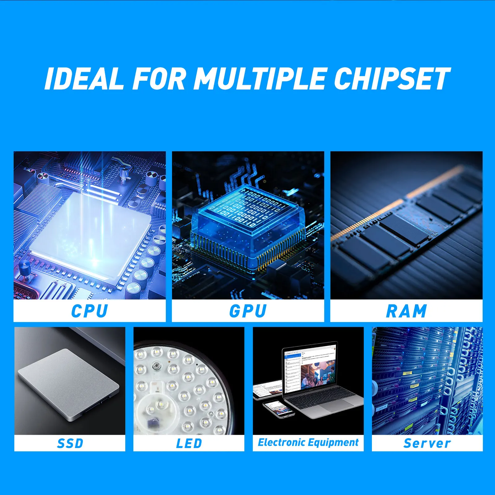 OEM 21W Thermal Pad Silicone Plaster Thermal Pad CPU GPU Water Cooling Mat 85x45