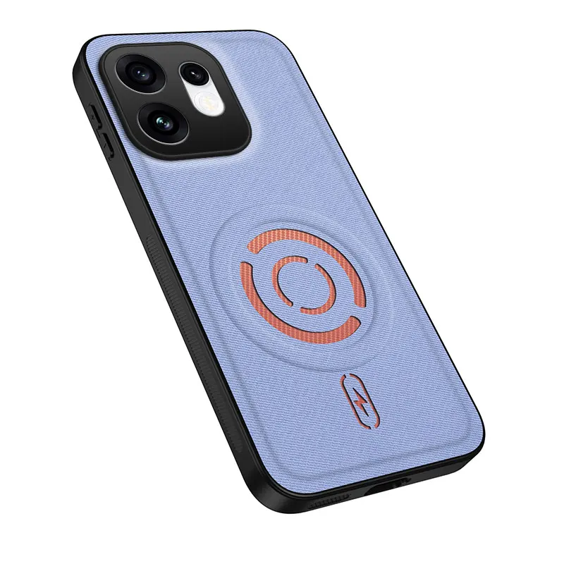 High-End Fabric Magnetic Wireless Charging Phone Case