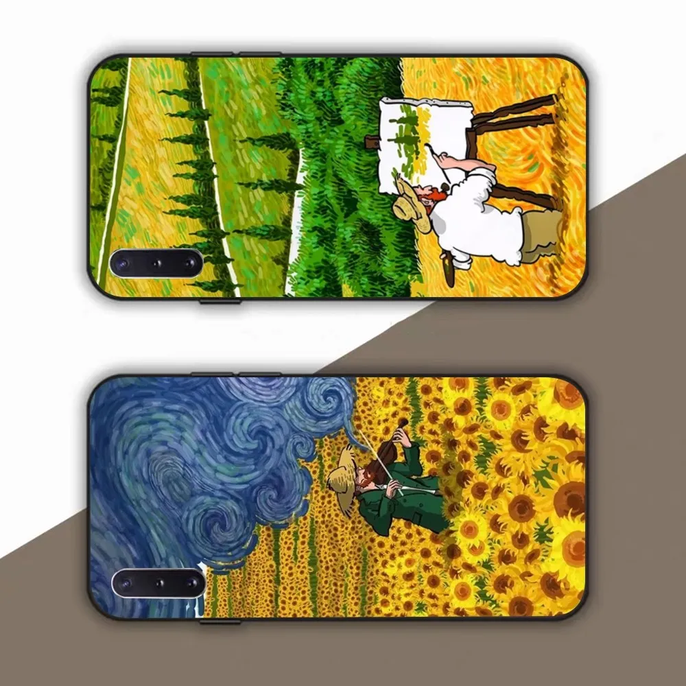

Van Gogh Art Painting Phone Case For Samsung Note 8 9 10 20 pro plus lite M 10 11 20 30 21 31 51 A 21 22 42 02 03