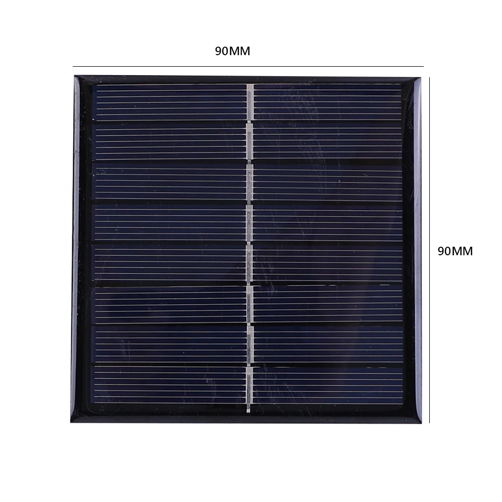 2W 4V Solar Charging Panel Photovoltaic Cells Solar Plate for 1.2V 2xAA Rechargeable Battery Charging for Solar Light