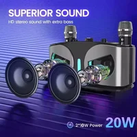 Karaoke Portable Wireless Bluetooth Speaker With Microphone Machine Subwoofer Powerful Sound Box Music Caixa De Som Bocina Audio - Image 3