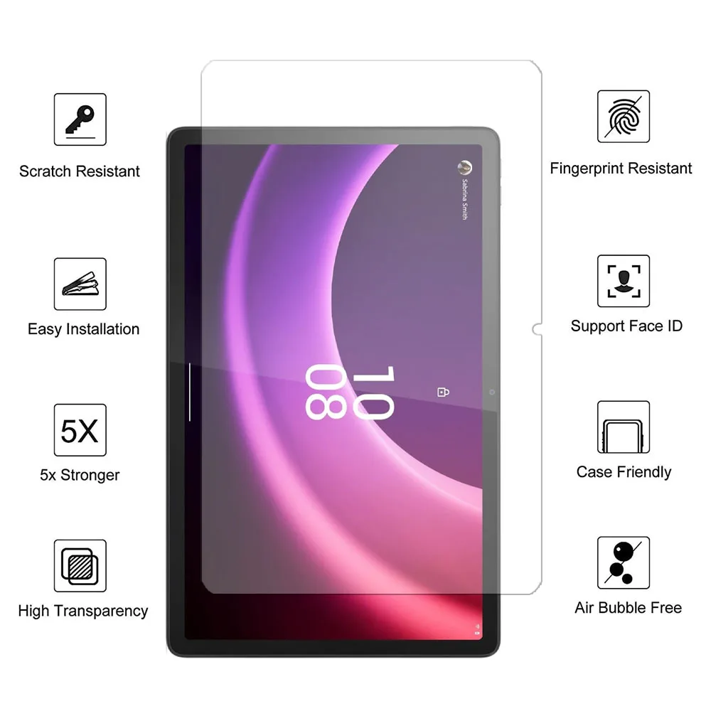 2PCS Glass For Honor pad X8a 11'' 11-inch Scratch Proof Tempered Glass Screen Protector 3
