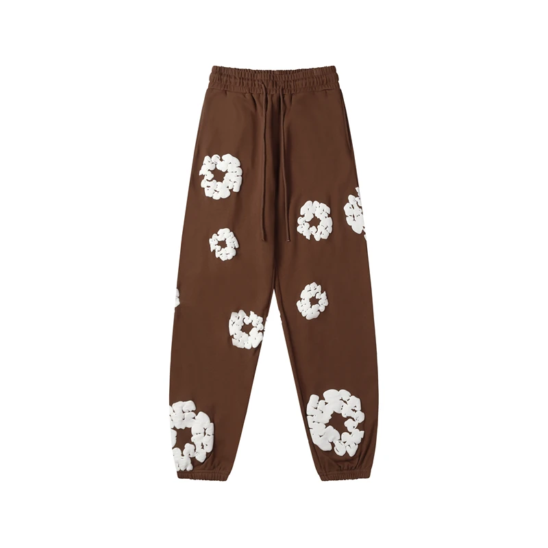 Men Women Causal Print Drawstring High Waist Baggy Joggers Sweatpants With Pockets Tops Men Women pants 3