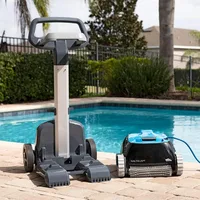 Nautilus CC Automatic Robotic Pool Vacuum Cleaner Always Cleaning Never Charging, Includes Caddy for Easy Transport and Storage 2