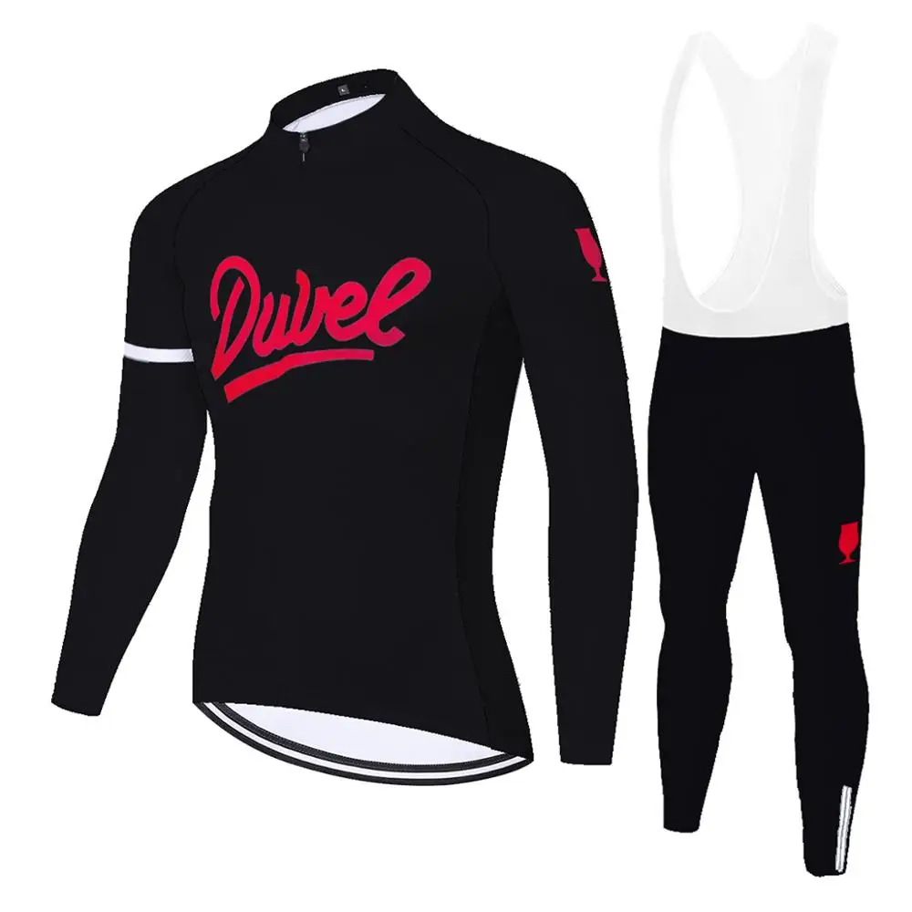 2023 DUVEL ropa ciclismo hombre invierno Men long sleeve cycling jersey  bike wear winter fleece cycling