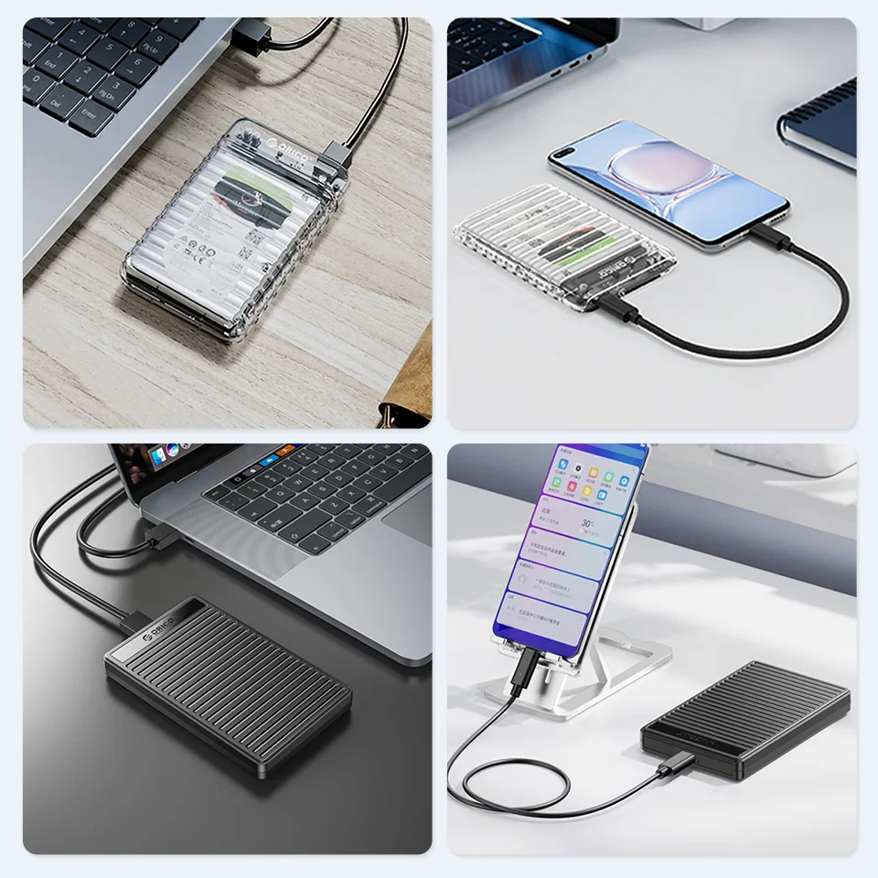 ORICO 2.5" SATA SSD External Enclosure USB 3.0 For PC Laptop